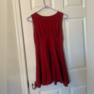 Workshop Republic Clothing Red Mini Dress